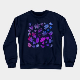 Purple Autumn Season Digital Painting Crewneck Sweatshirt